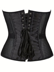Tummy Control Strapless Corset Top Lace Up Shaping Underwear