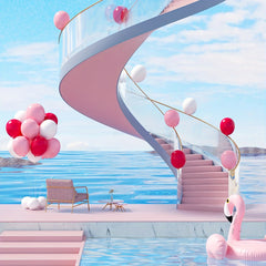 60pcs Pink Latex Balloons Wedding Birthday Anniversary Graduation