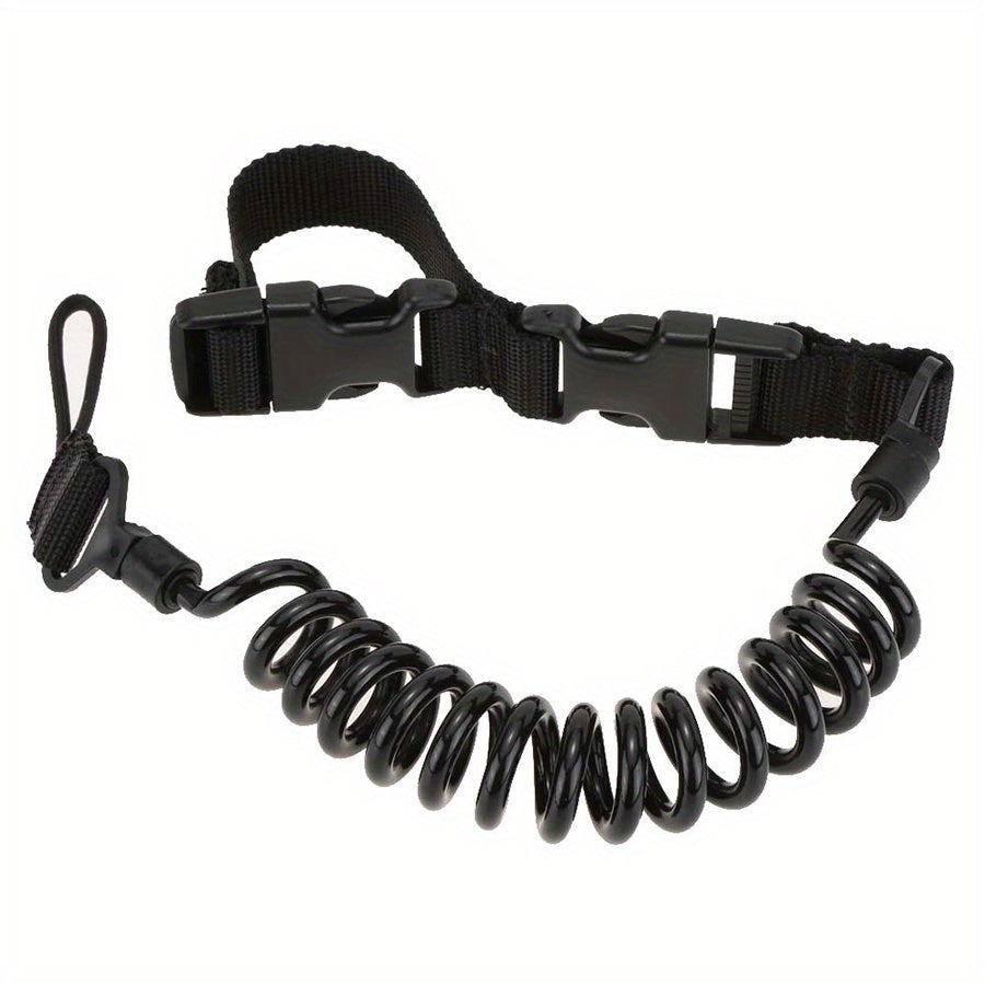 Tactical Anti lost Elastic Lanyard Rope with Release Buckle