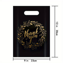 100pcs Halloween Gift Bags - Thicken Retail Shopping Bags for Small Businesses