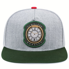 Mens Flat Brim Hip Hop Hat