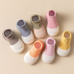 Block Floor Sock Shoes for Toddler Girls