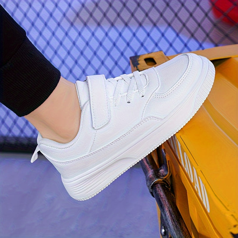 Kid's Solid Skate Shoes Non Slip Sneakers
