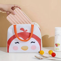 1pc Cartoon Waterproof Thermal Insulation Lunch Box Bag