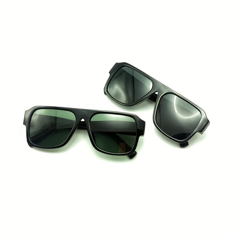 Men's Polarized Sunglasses Large Frame UV400 Lenses with Case