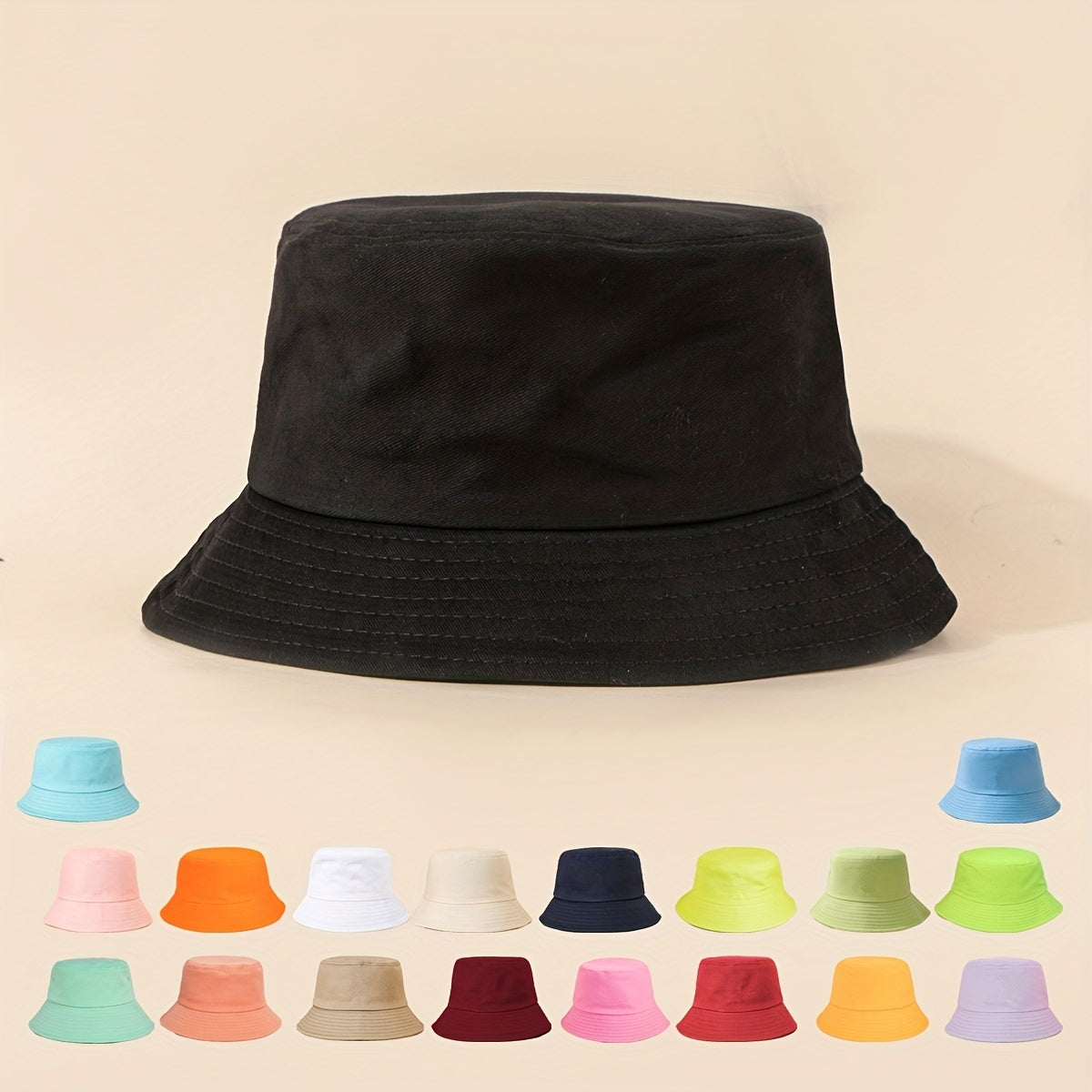 Y2K Candy Couple Bucket Hat Lightweight Unisex Fisherman Cap