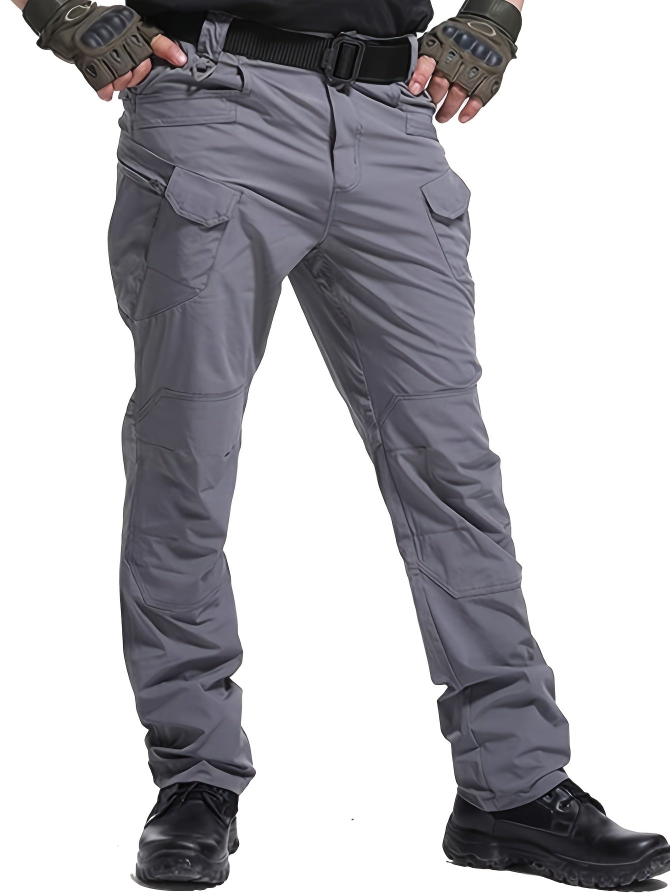 Men's Outdoor Cargo Pants Work Hiking Tactical Jogger Pants