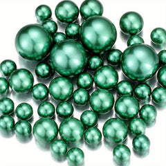 50pcs Floating Beads No Hole Pearl Vase Filler DIY Wedding Birthday Centerpieces