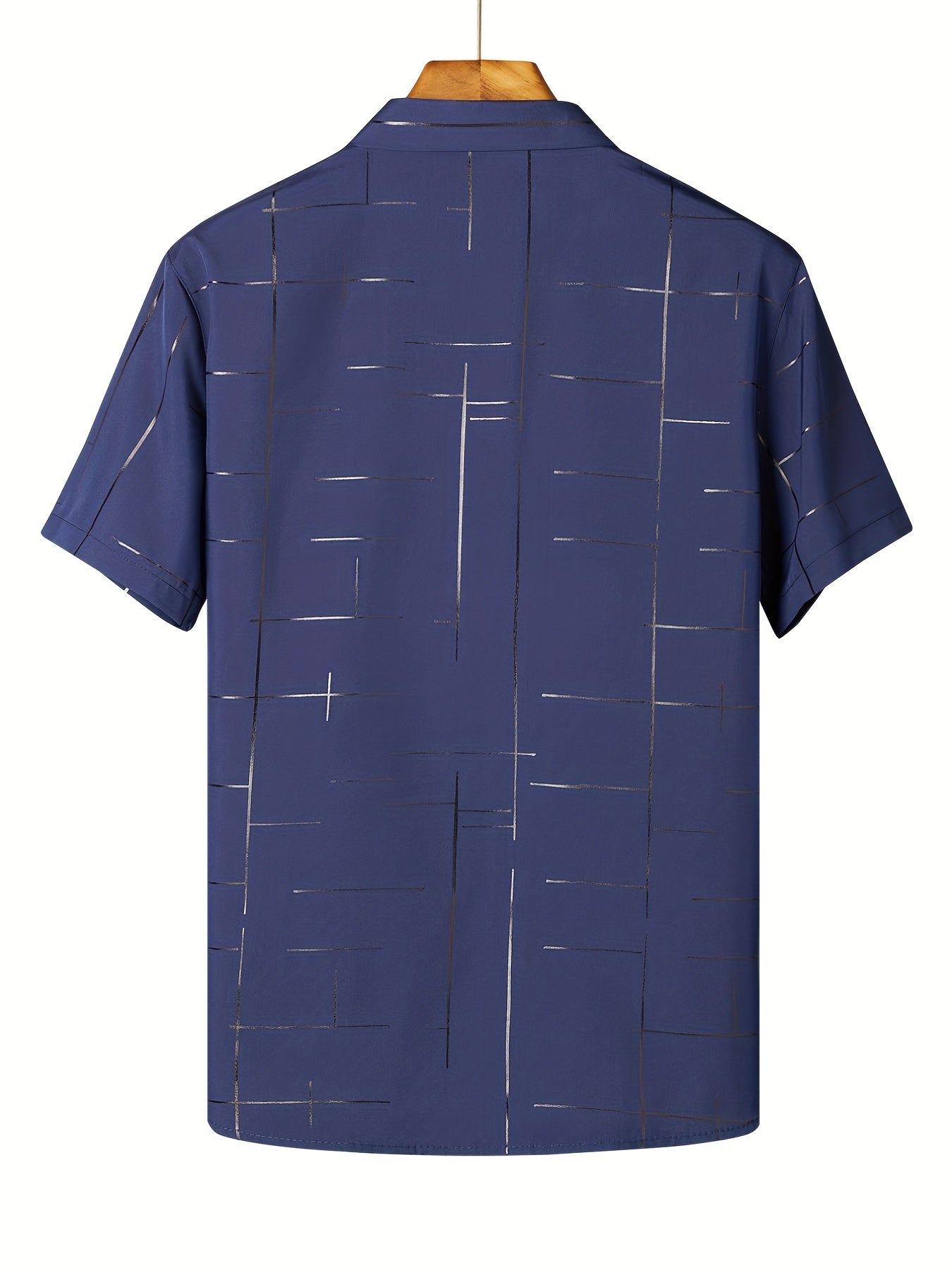 Men's Casual Button Up Shirt Short Sleeve Summer Top