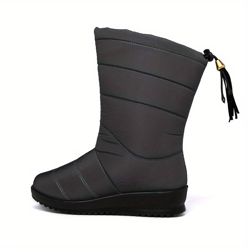 Women's Winter Warm Snow Boots Soft Waterproof Non slip Velvet Boots