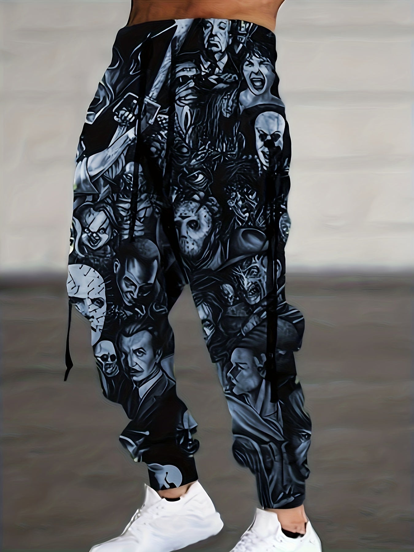 Villains All Over Print Men's Comfy Jogger Pants