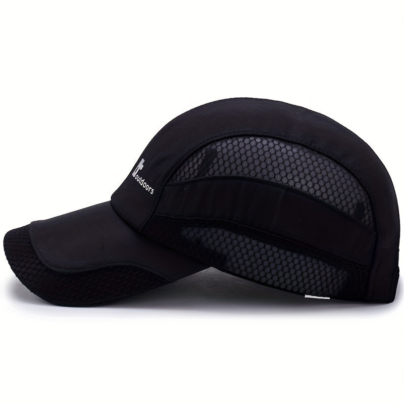 Quick Drying Unisex Baseball Cap Breathable Sun Hat Adjustable Dad Hat