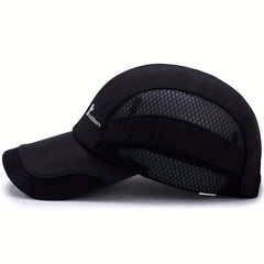 Quick Drying Unisex Baseball Cap Breathable Sun Hat Adjustable Dad Hat
