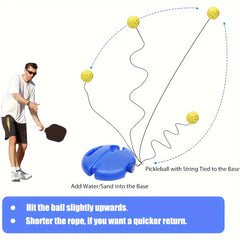 Pickleball Trainer Rebound with Tennis Ball for Beginners