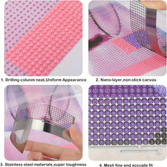 Diamond Painting Ruler Stainless Steel 5D Tool 216 408 1020 Blank Holes