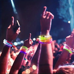 Christmas Colorful Acrylic Luminous Bracelet Fluorescent Bracelet