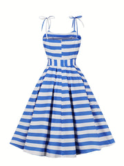 Plus Gingham Tie-Shoulder Cami Dress with Belt