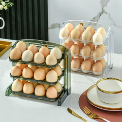 3 Tier Egg Storage Rack Refrigerator Side Door Holder