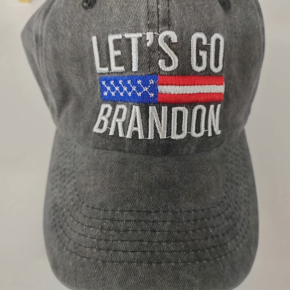 Adjustable Embroidery Denim Baseball Cap