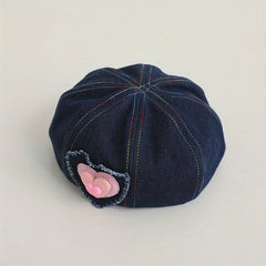 Kids Love Cowboy Beret Pumpkin Hat