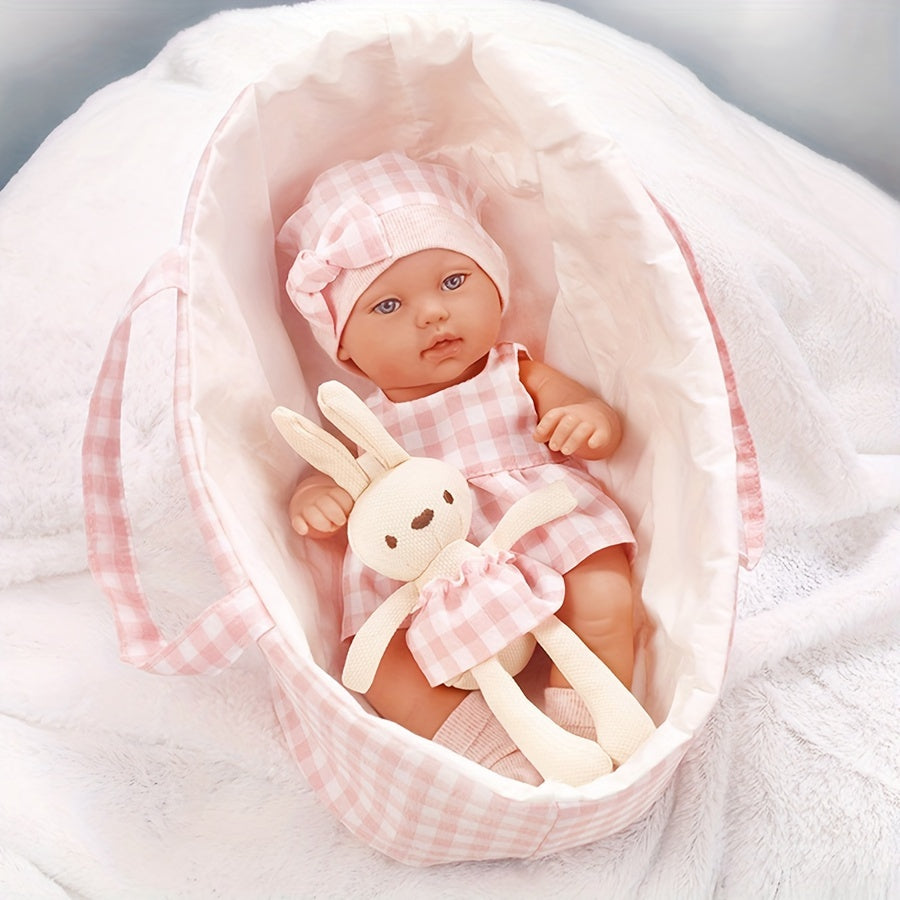 Realistic Reborn Doll with Hanging Basket - Perfect Birthday Gift for Kids
