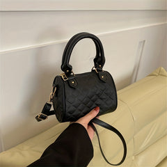 Argyle Boston Handbag Vintage Crossbody Bucket Purse
