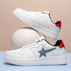Men's Lace up Star Skate Shoes Good Traction