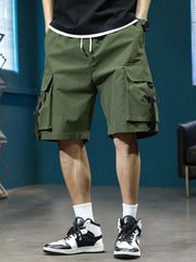 Men's Casual Cargo Shorts with Multi Pockets