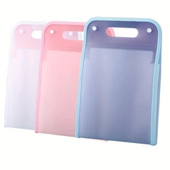 A4 Vertical Binding File Bag Document Bag 13 Grid Organ Bag