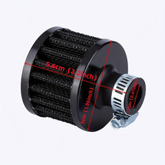 Small Air Filter Motorcycle Turbo High Flow Cold Air Intake Mushroom Head