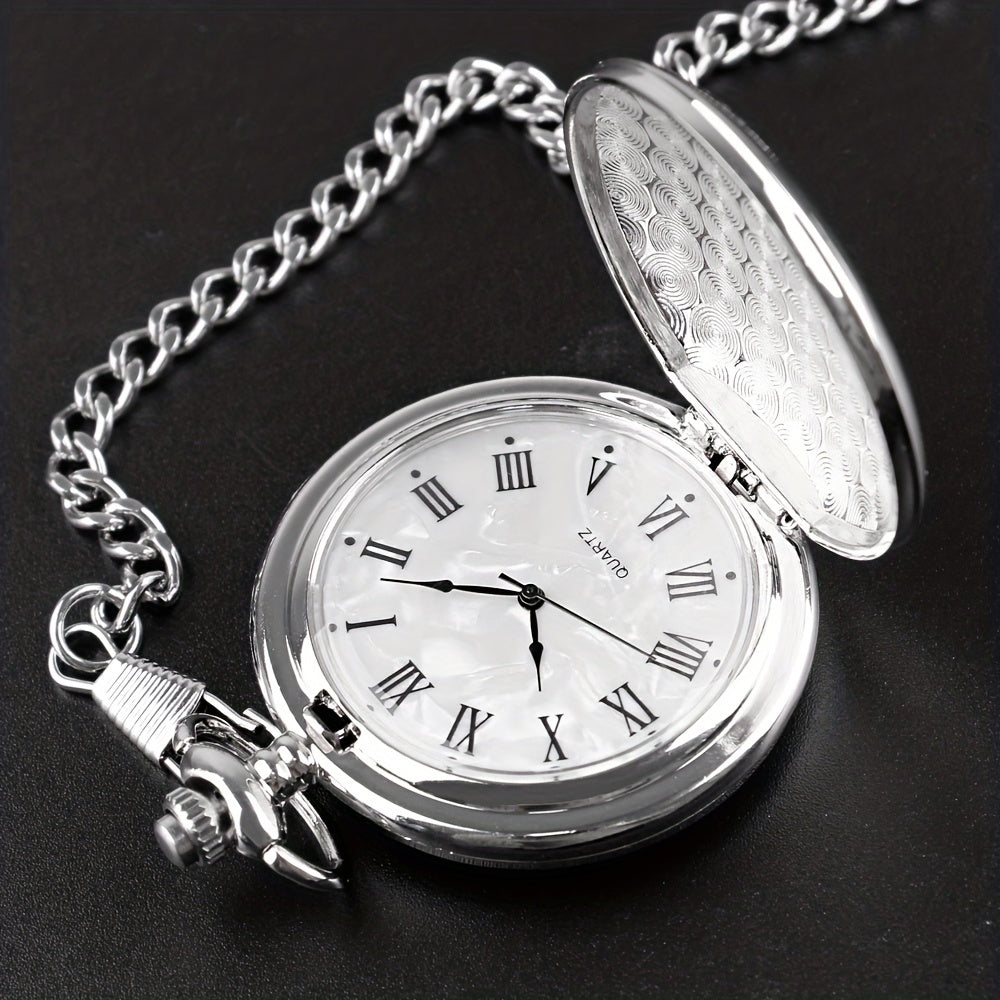 Vintage Roman Number Dial Pocket Watch