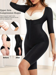 Zipper Shaping Romper Tummy Control Butt Lifting Compression Body Shaper