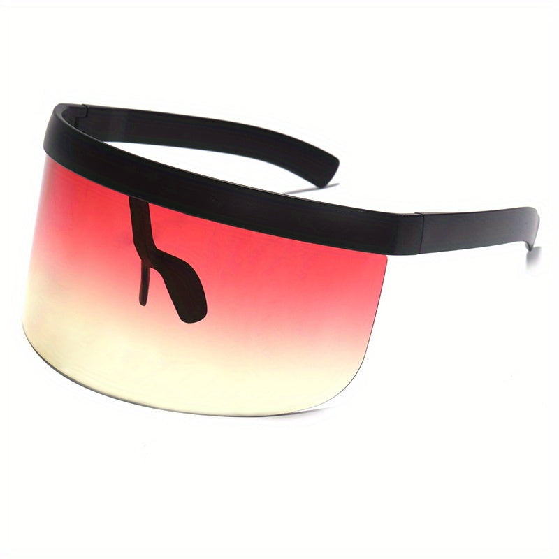 Y2K Sports Sunglasses Wrap Around Shield UV400