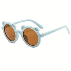 Girls Round Frame Sunglasses UV Protection Kids Accessories