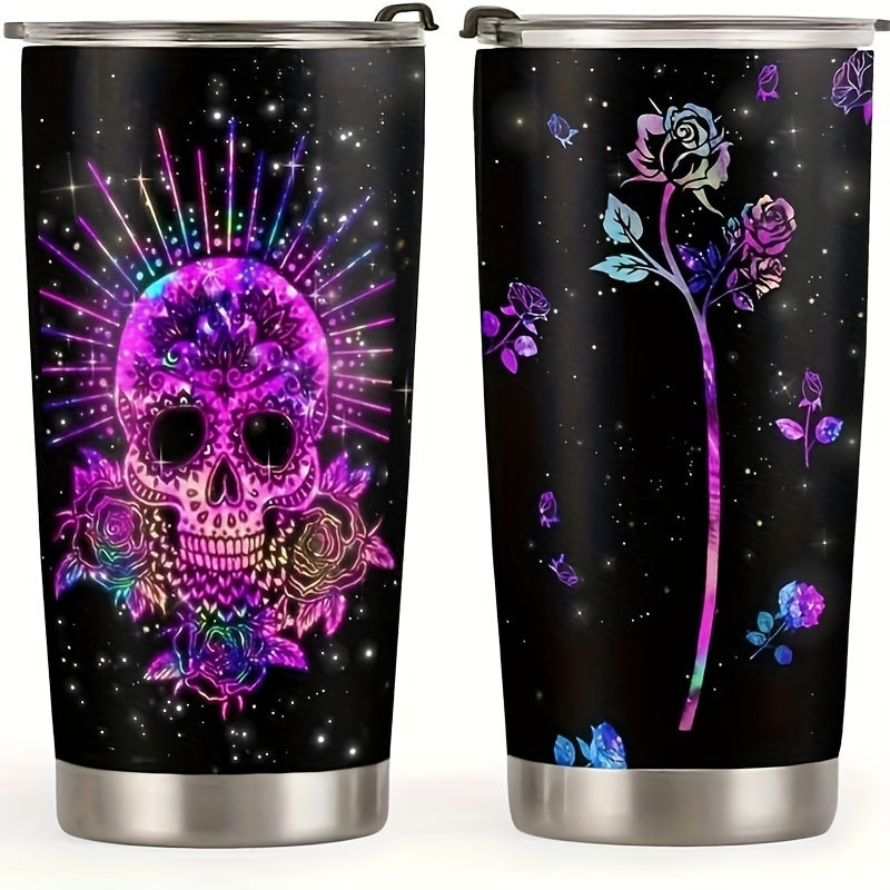 590ml 20oz Halloween Cartoon Water Cup Insulated Bottle