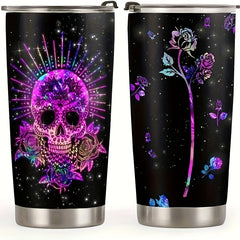 590ml 20oz Halloween Cartoon Water Cup Insulated Bottle