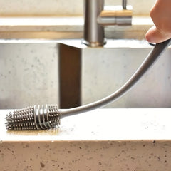 Long Handle Silicone Brush for Thoroughly Cleaning Cups
