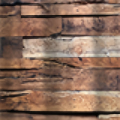 Wooden Pattern Shower Curtain Set Waterproof Bathroom Decoration