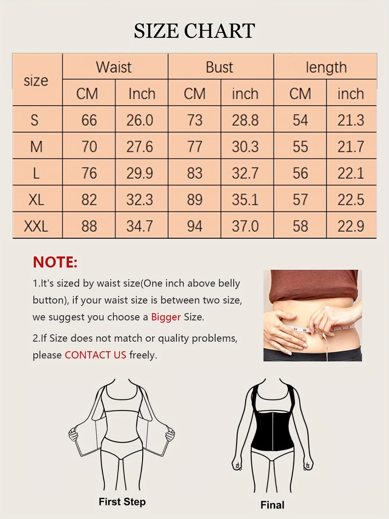 Zipper Shaping Tank Tops Waist Trainer Tummy Control Slimmer Open Bust Top