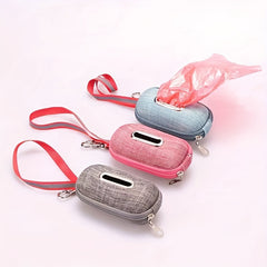 Dog Poop Bag Dispenser with Rope for Cleaning