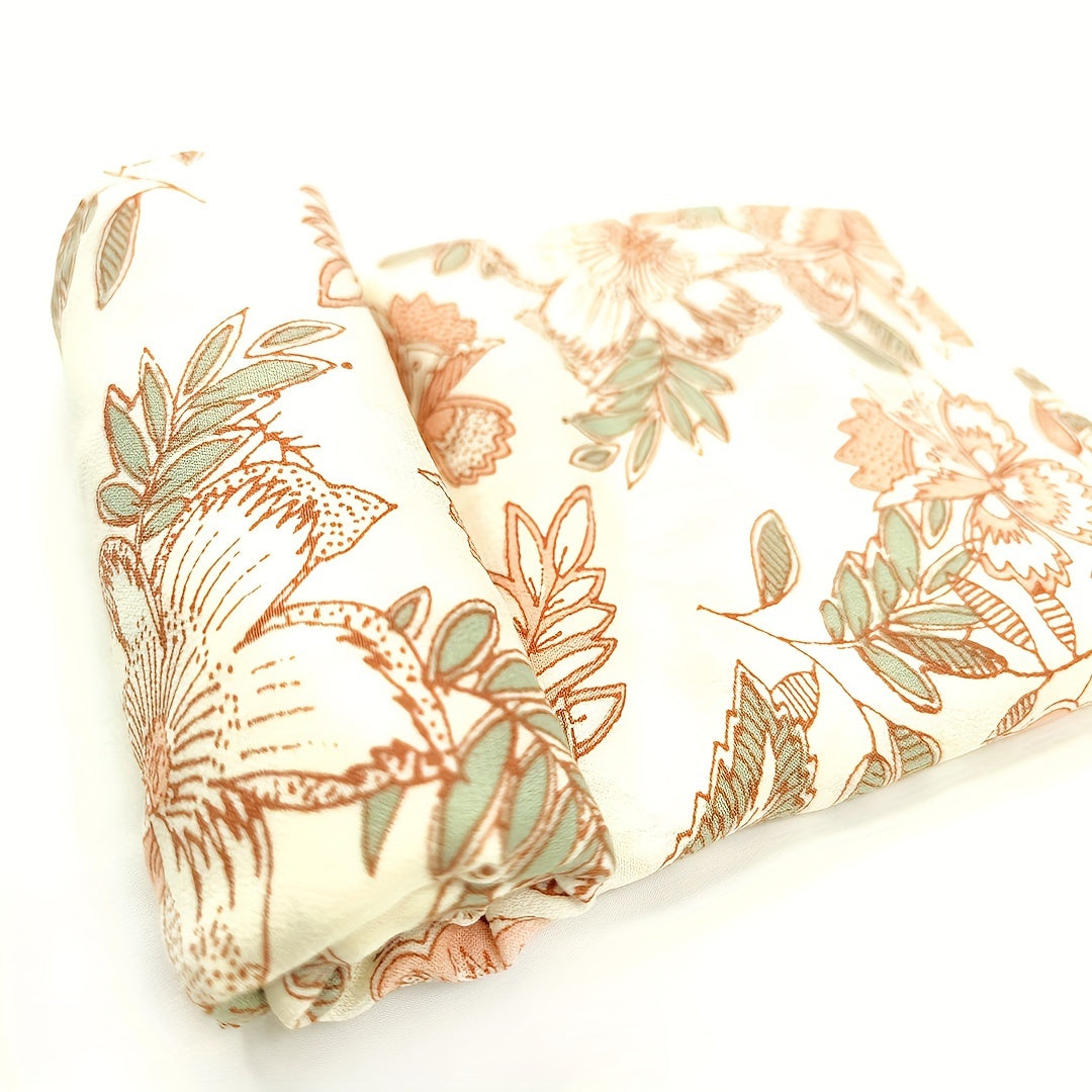 1yd Artificial Silk Fabric High End DIY Top Dress Cloth 1pc Manual Cut Size