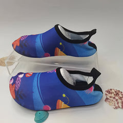 Cartoon Print Unisex Water Park Shoes Quick Drying Soft Soled