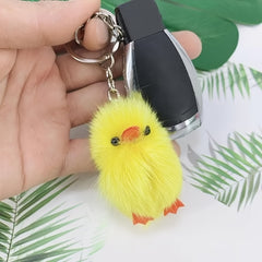 2pcs Little Duck Plush Key Chain Perfect Accessories Pendant