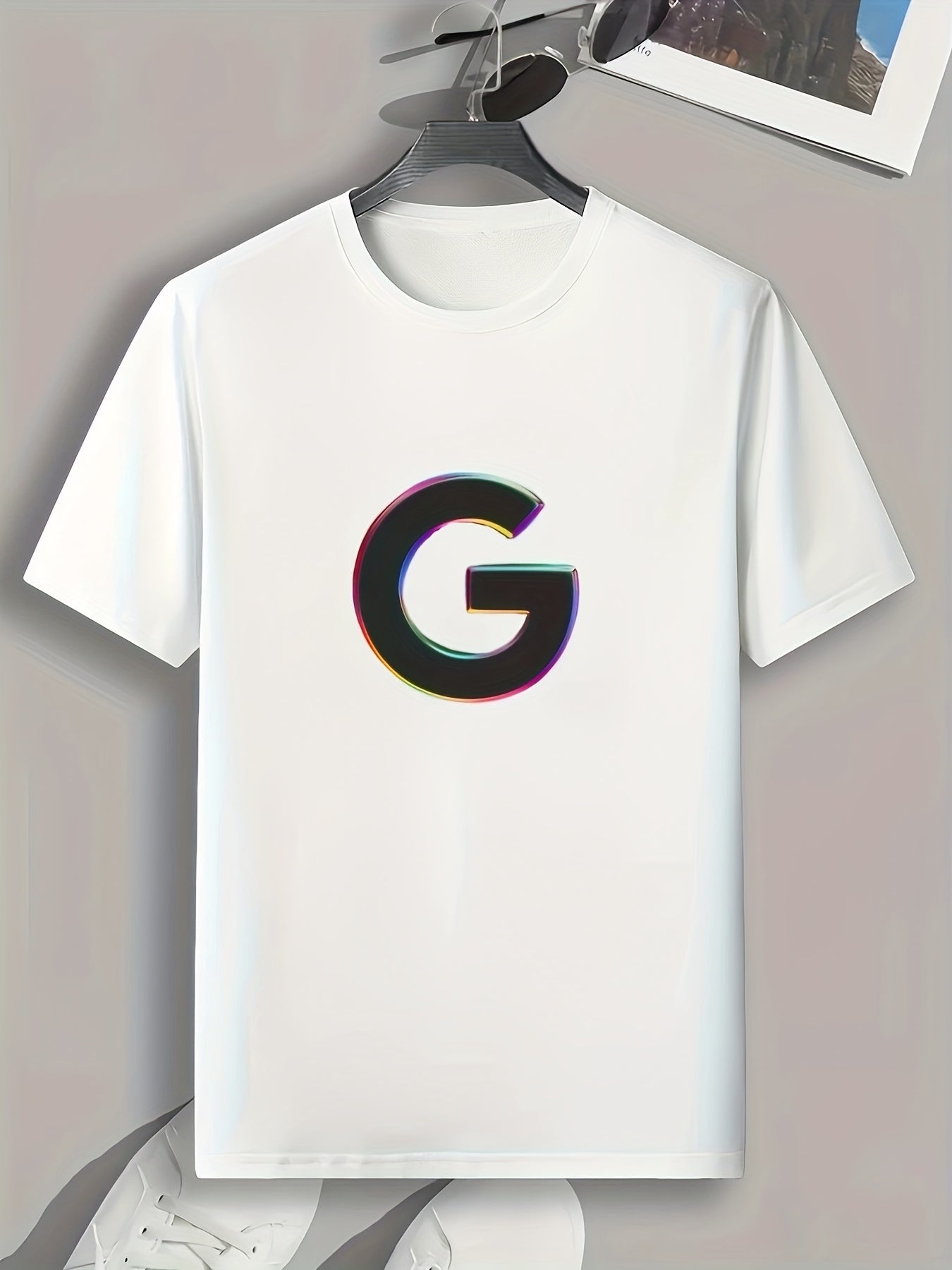 Men's Graphic Print T-shirt for Summer