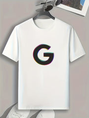 Men's Graphic Print T-shirt for Summer