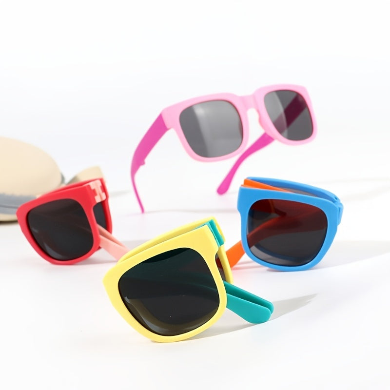 Kids Square Foldable Sunglasses UV400 Sun Shades