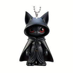 Cartoon Cat Acrylic Pendant Car Mirror Decoration Bag Keychain Christmas Jewelry