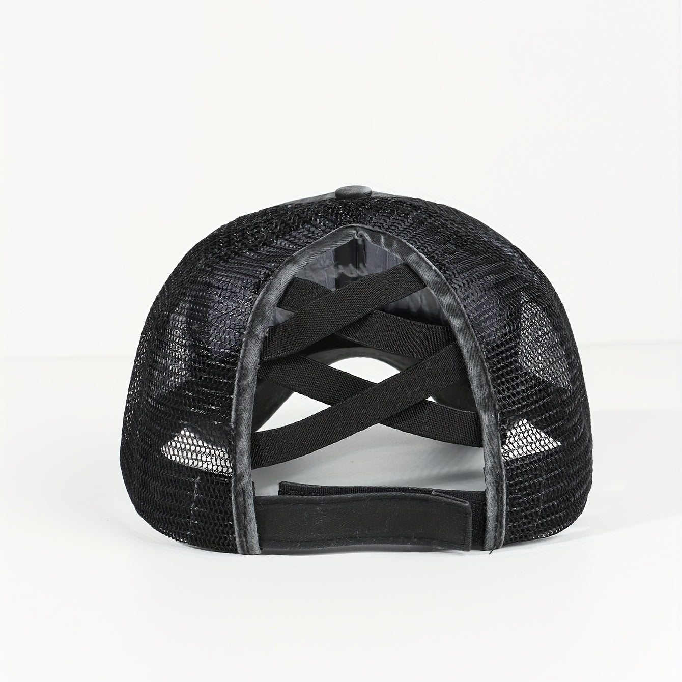 Don't Mess With Mom Ripped Ponytail Baseball Cap