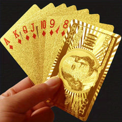 Silver Foil Poker Cards for Party, Table Game