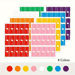 240pcs Cable Labels A4 Waterproof Tear-resistant Network Cable Stickers